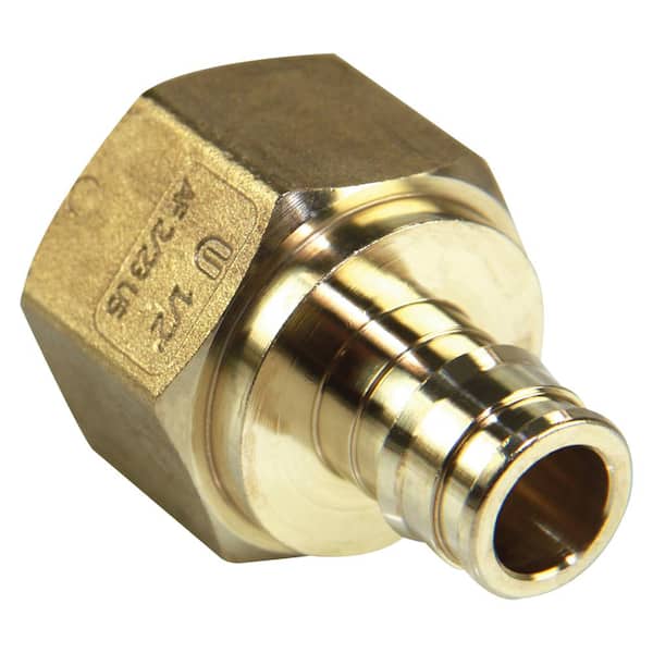 Uponor ProPEX 1/2 in. PEX-A Expansion Barb x 3/4 in. NPT Lead-Free Brass Reducing Female Threaded Adapter