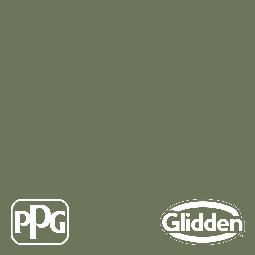 Glidden Essentials 1 gal. PPG11246 Dark Sage Satin Exterior PaintPPG11246EX1SA The Home Depot