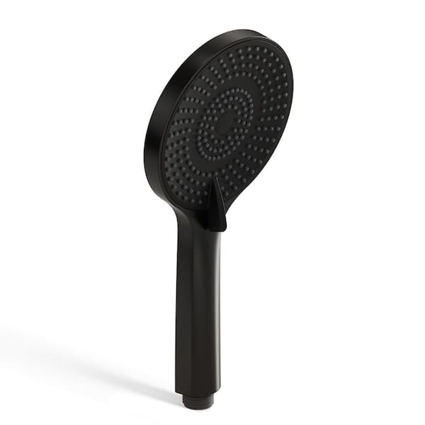 1-Handle 3-Spray Shower Faucet 2.5 GPM with Slide Bar in Matte Black