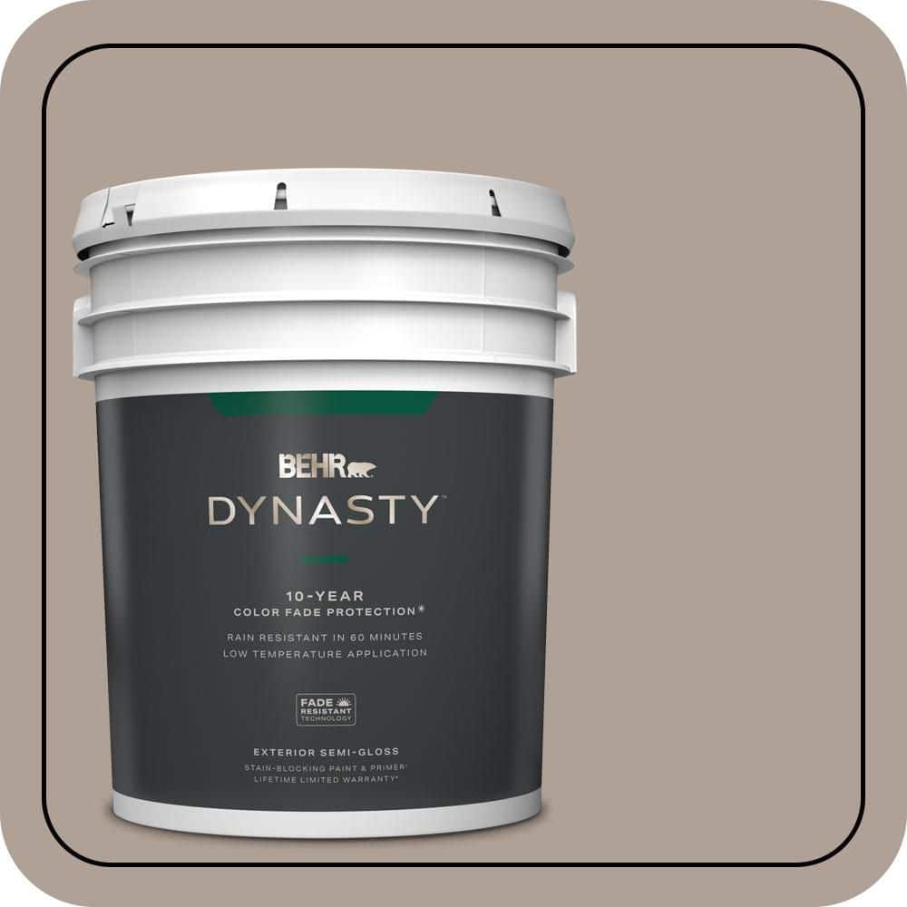 5 gal. #N180-4 Moleskin Semi-Gloss Enamel Exterior Stain-Blocking Paint & Primer price history on PriceWatchPro