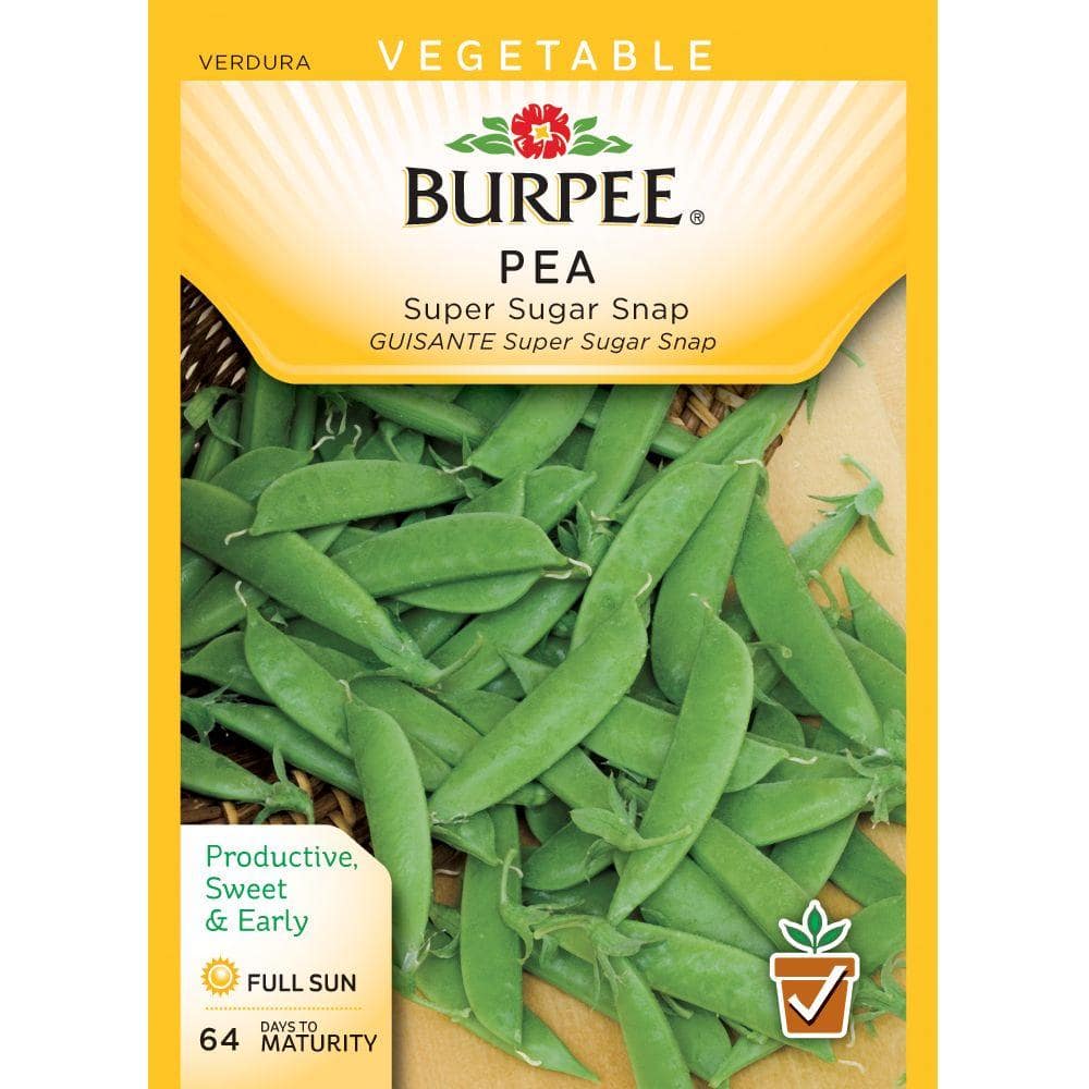 Burpee WP Pea Super Sugar Snap Seed 53382 - The Home Depot