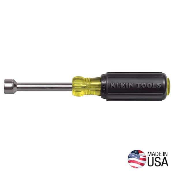 Klein Tools 11 mm Cushion-Grip Hollow-Shank Nut Driver - 3 in. -Shank