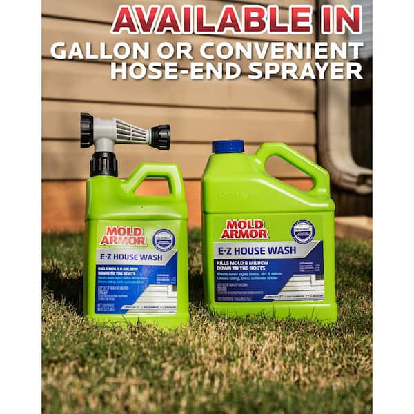 Mold Armor 64 oz. House Wash Hose End Sprayer Mold and Mildew Remover  FG511M - The Home Depot