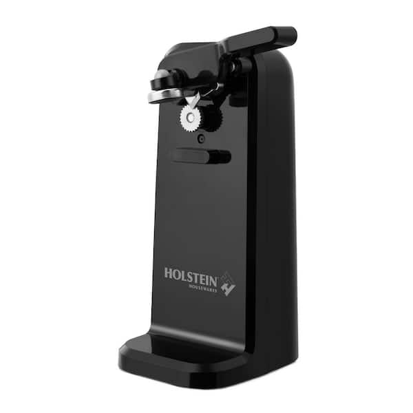 HOLSTEIN HOUSEWARES Electric Can Opener, Black