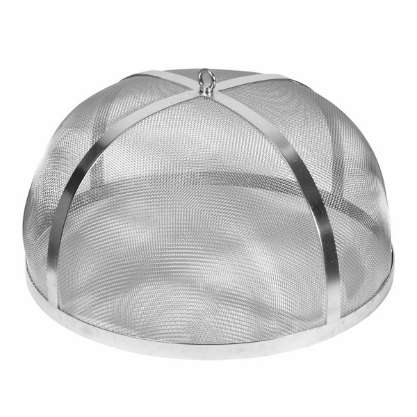 Stainless Steel Protective Spark Guard Lid for Fire Stove Pilar 50, Clean-Burn Fireplace Accessory