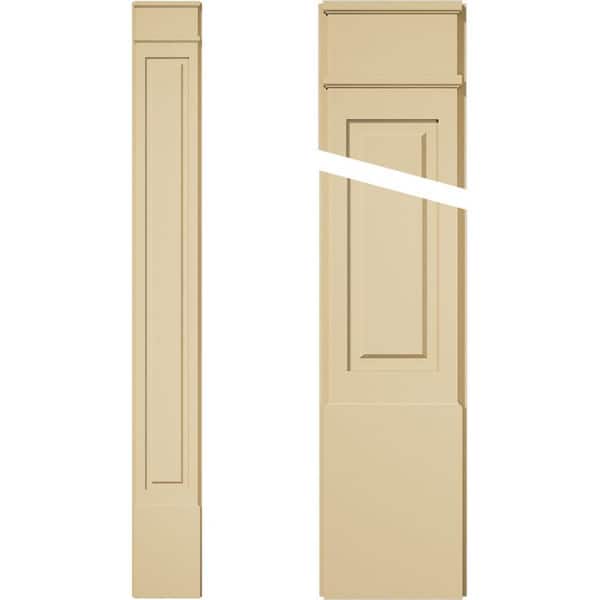 Ekena Millwork 2 in. D x 12 in. W x 102 in. L Primed Polyurethane Pilaster 1- Pack