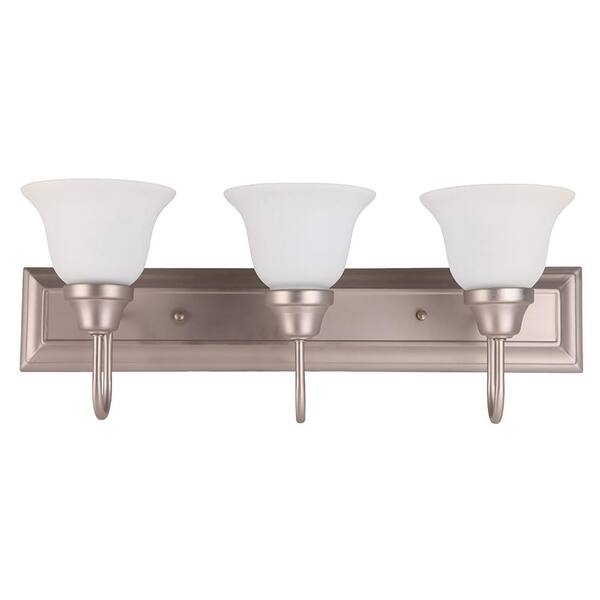 Illumine 3-Light Satin Nickel Bath Light