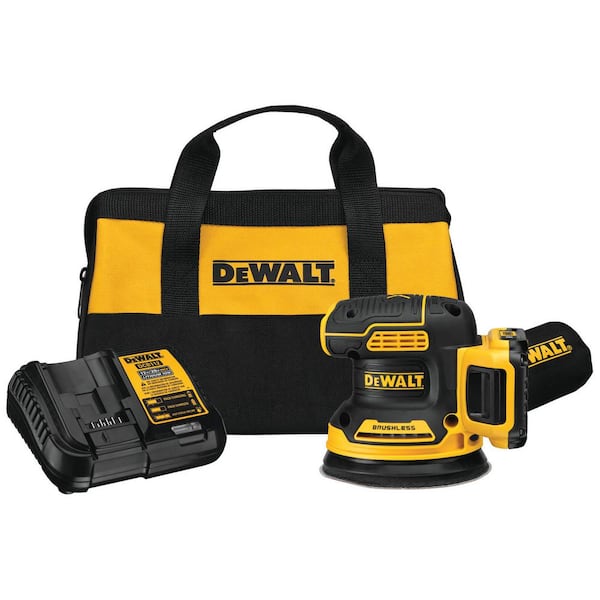 20V MAX XR Cordless Brushless 5 in. Random Orbital Sander and 1/2 Gal. Wet/Dry Portable Vacuum w/ 2Ah Battery & Charger