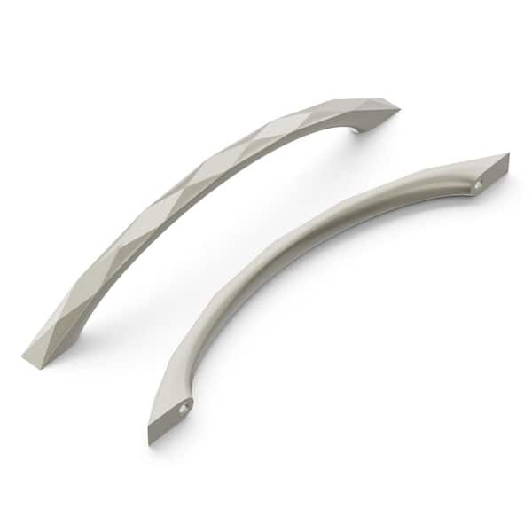 HICKORY HARDWARE Karat 6-5/16 in, (160 mm) Satin Nickel Cabinet Pull (10-Pack)