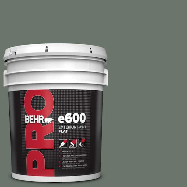 BEHR PRO 5 gal. #PPU12-18 Heritage Park Flat Exterior Paint