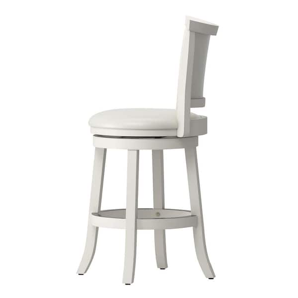 White discount sitting stool