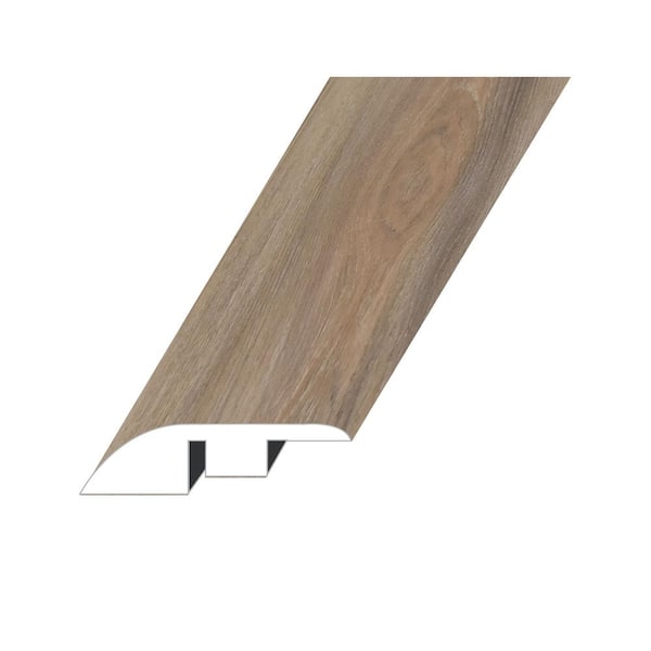 null Domaine Vogue Tan 0.5 in. T x 1.5 in. W x 94.5 in. L Vinyl Reducer Molding