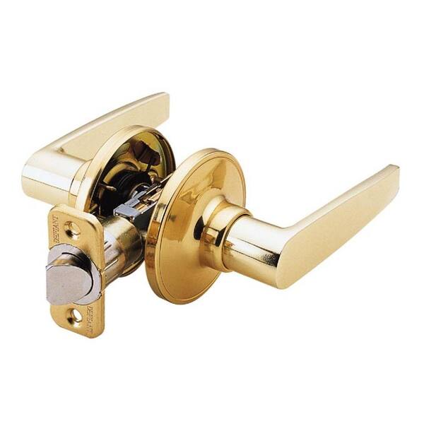 Defiant Olympic Polished Brass Passage Lever