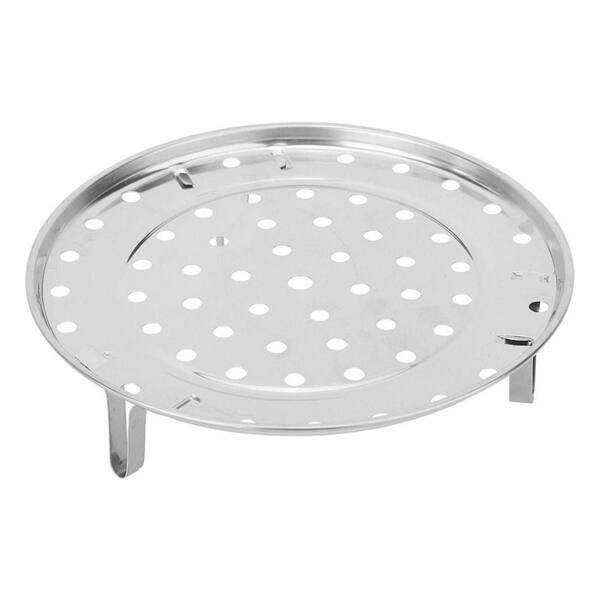 Stainless Steel Steam Rack with Removable Legs Versatile Steaming Plate for Pots Pans Crock Pots Pressure Cookers