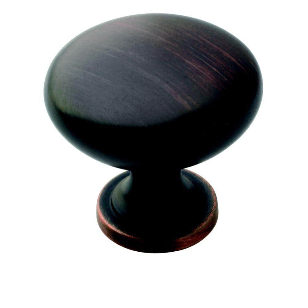 Edona 1-1/4 in. (32mm) Traditional Oil-Rubbed Bronze Round Cabinet Knob