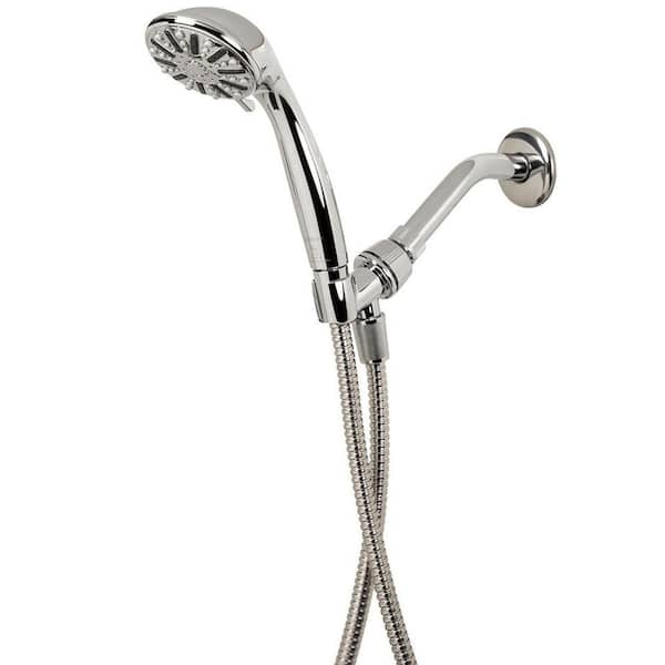 Glacier Bay 3-Spray Wall Mount Handheld Shower Head 1.8 GPM in Chrome