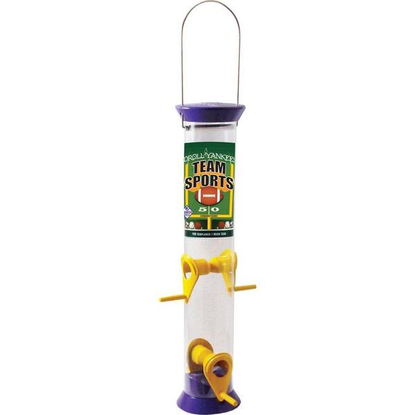 Droll Yankees 15 in. Team Sports Sunflower/Mixed Seed Bird Feeder