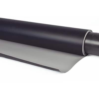 Gmats Black/Gray 22 MIL x 5.25 ft. W Waterproof Loose Lay Reversible Vinyl Sheet Marley Dance Flooring (52.5 sq. ft.)
