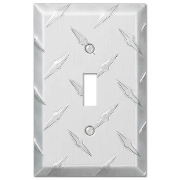 Chrome 1-Gang Toggle Wall Plate