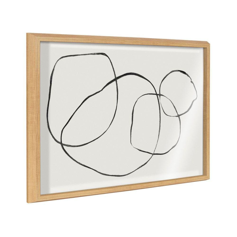 Sylvie 869 Going in Circles by Teju Reval of SnazzyHues Framed Art Print 24 in. x 18 in. price history on PriceWatchPro