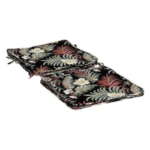 ProFoam 40 in. x 20 in. Outdoor Dining Chair Cushion Cover in Simone Tropical