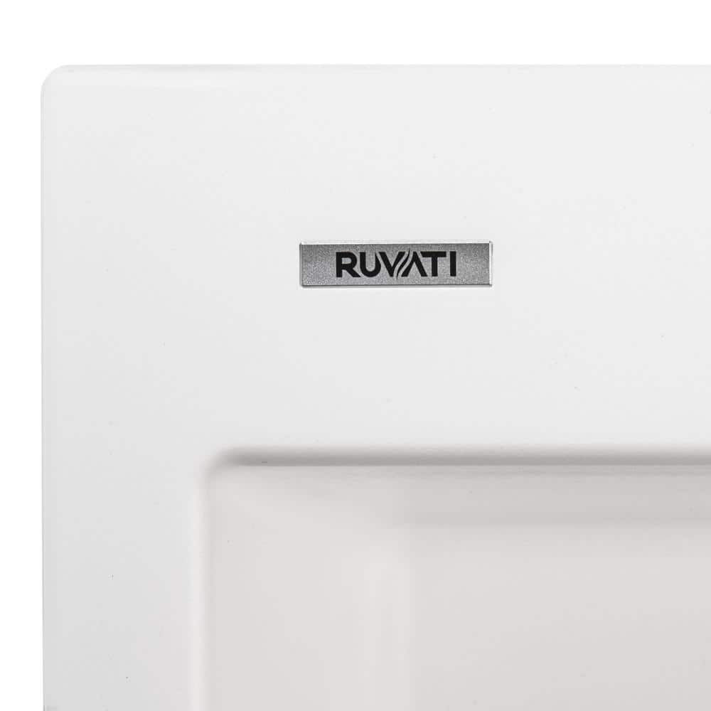 Arctic White Granite Composite Single Bowl Kitchen Sink