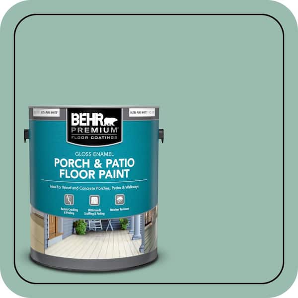 1 gal. #M430-4 Sunstone Gloss Enamel Interior/Exterior Porch and Patio Floor Paint