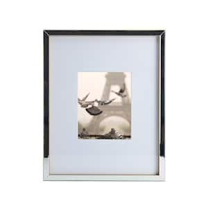 17 x 21 in. Mirrored Matted Gold Picture Frame -8 x 10 in. photo with mat