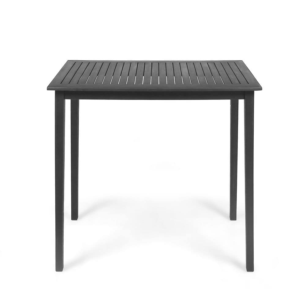 Gray Outdoor Acacia Wood Rectangle Dining Table price history on PriceWatchPro