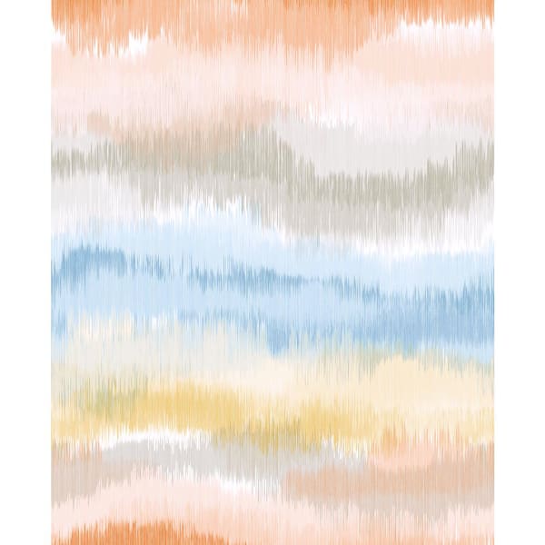 NextWall 30.75 sq. ft. Persimmon and Plum Watercolor Block Vinyl Peel and  Stick Wallpaper Roll HG10203 - The Home Depot