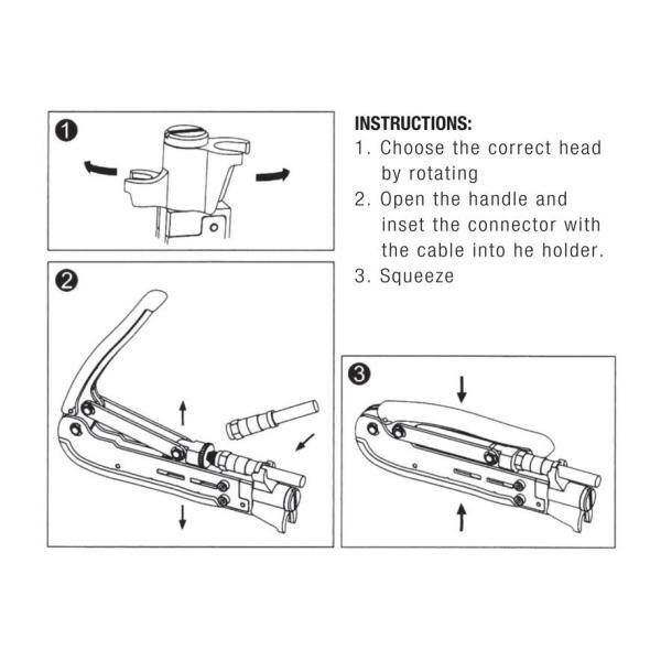 Jonard Compression Tool Fixed CTF-300 - The Home Depot