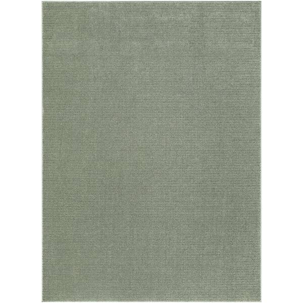 Maribor MOB-2306 7 ft. x 10 ft. Green Machine Woven Area Rug