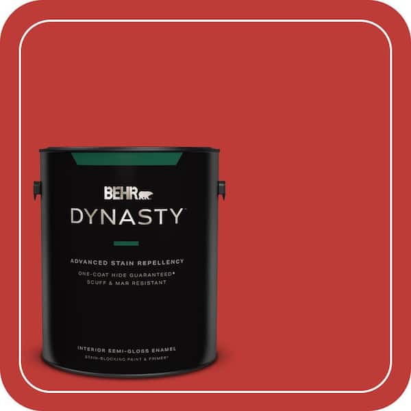 BEHR DYNASTY 1 gal. #P150-7 Flirt Alert Semi-Gloss Enamel Interior Stain-Blocking Paint & Primer