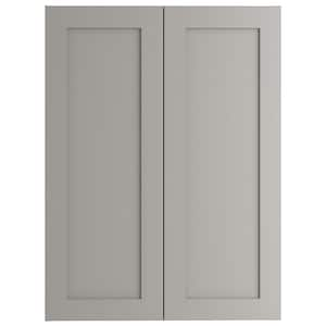 Hampton Bay Edson Shaker Assembled 27x36x12.5 in. Blind Wall Corner ...