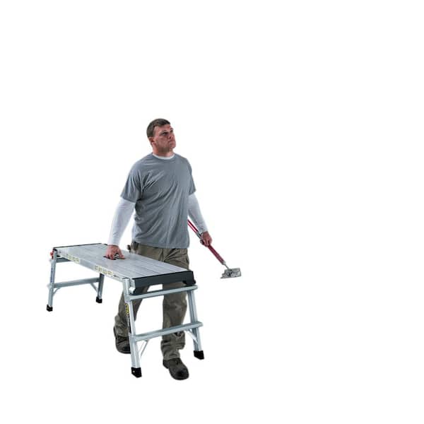WERNER 1.67 ft. x 4ft x 1.33 ft. Aluminum PRO Linking Work