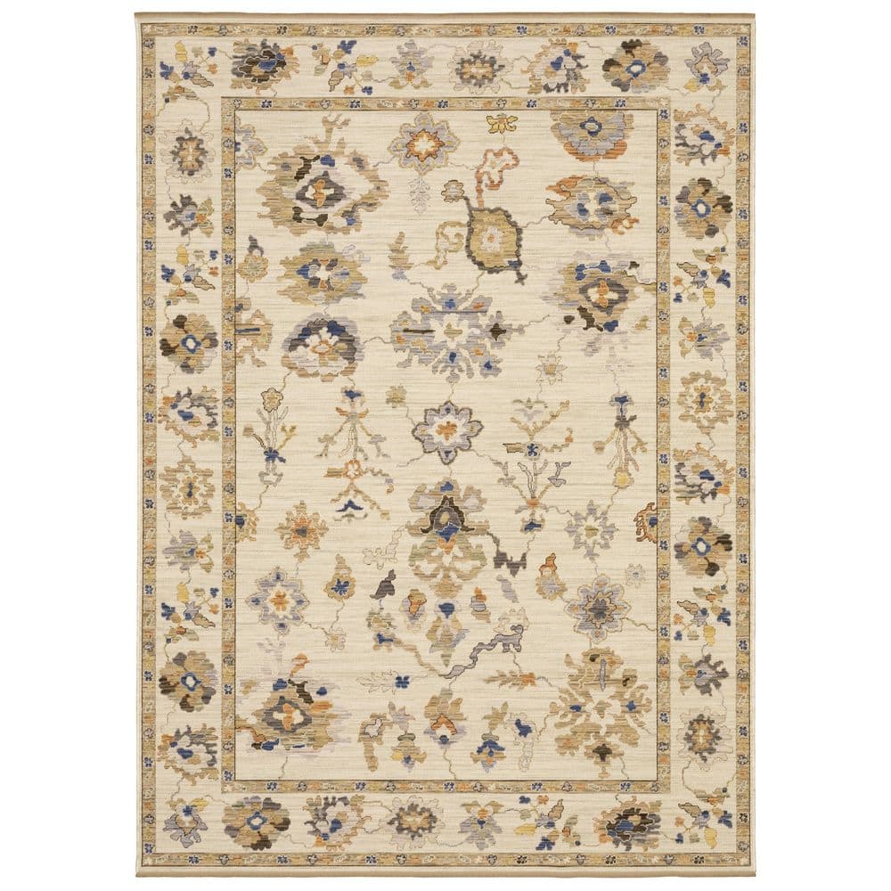Amara 2 ft. x 3 ft. Beige/Tan Oriental Area Rug price history on PriceWatchPro