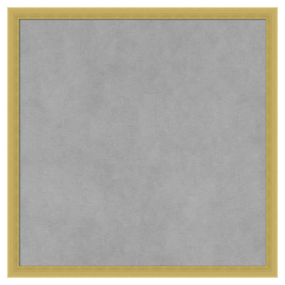 Svelte Polished Gold 17 in. x 17 in. Framed Magnetic Board price history on PriceWatchPro