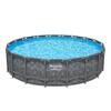 Bestway 365 18 ft. x 52 in. Round 216 in. Steel Frame 561KBE-BW