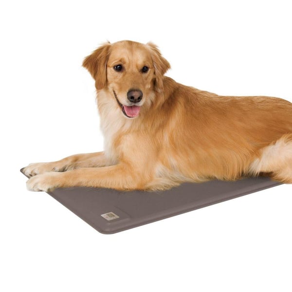 K&H Pet Products Lectro-Kennel Deluxe Large Gray Heated Dog Pad