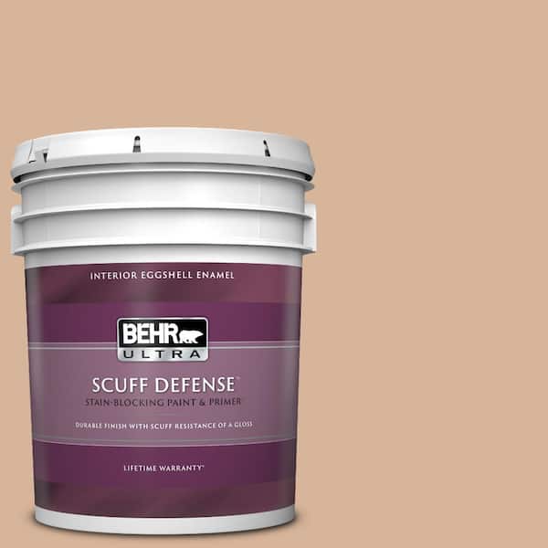 BEHR ULTRA 5 gal. #S230-3 Beech Nut Extra Durable Eggshell Enamel Interior Paint & Primer