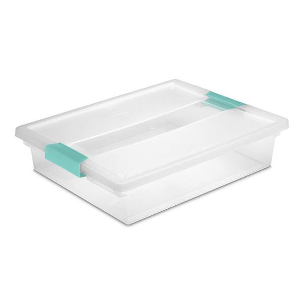 For Food Crafts Tool Clip Top Small Storage Boxes With Clip Lid & Carry Handles