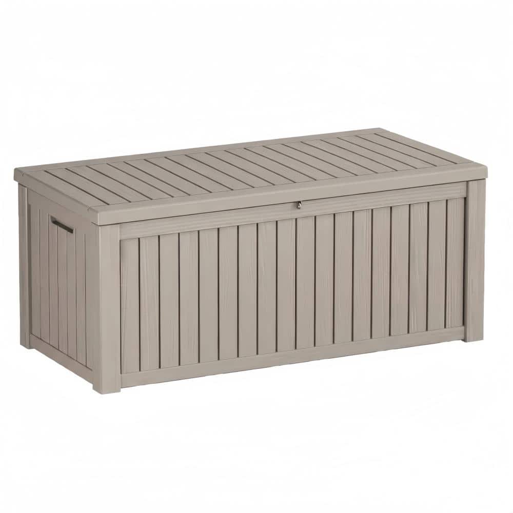 190 Gallons Brown Water Resistant Resin Lockable Deck Box price history on PriceWatchPro