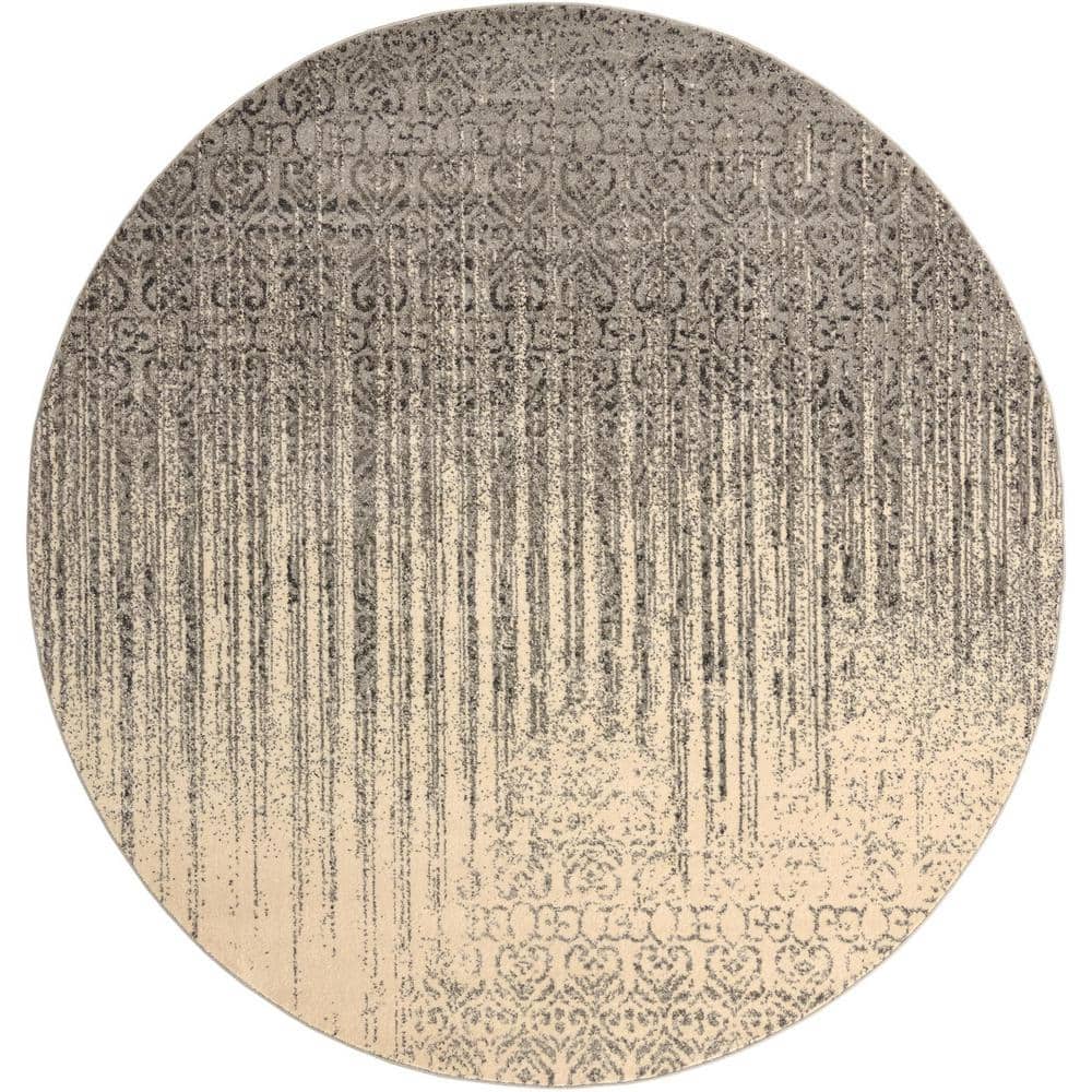 Del Mar Jennifer Gray 8' 0 x 8' 0 Round Rug price history on PriceWatchPro