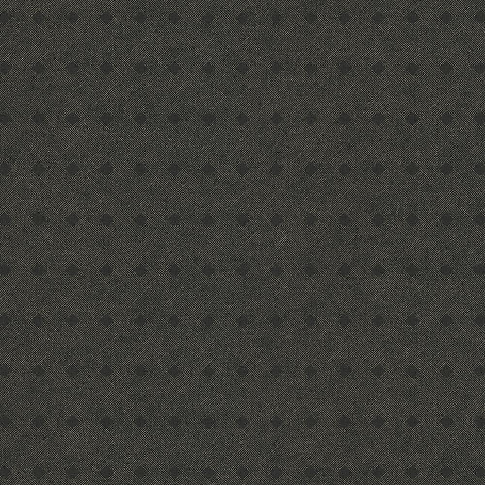 Peugot Black Geometric Non-Pasted Vinyl Wallpaper