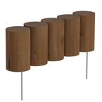 1.3 ft. Wood Full-Log Edging