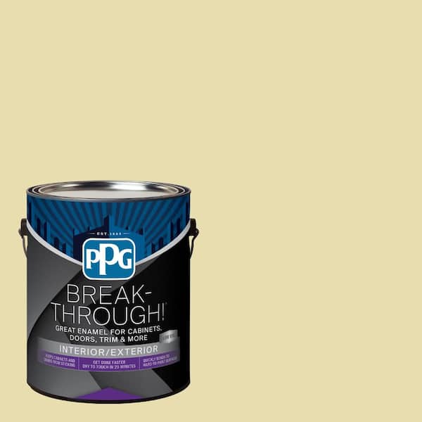 Break-Through! 1 gal. PPG1109-2 Star Bright Satin Door, Trim & Cabinet Paint