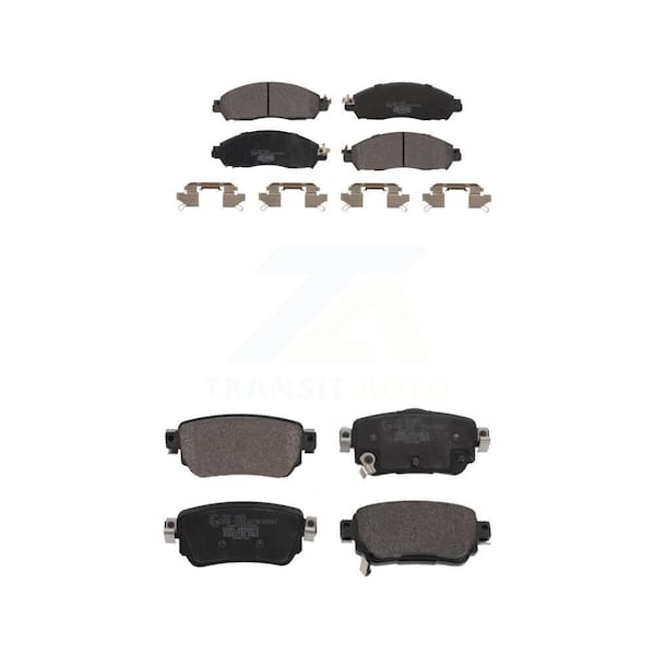 TEC Front Rear Ceramic Brake Pads Kit For Nissan LEAF With Electric Parking KTC-100677