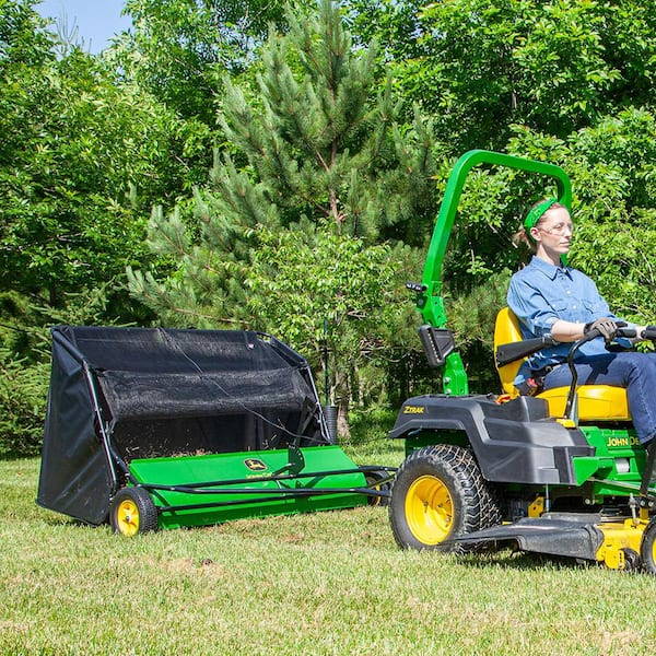 Pull behind bagger for mower sale