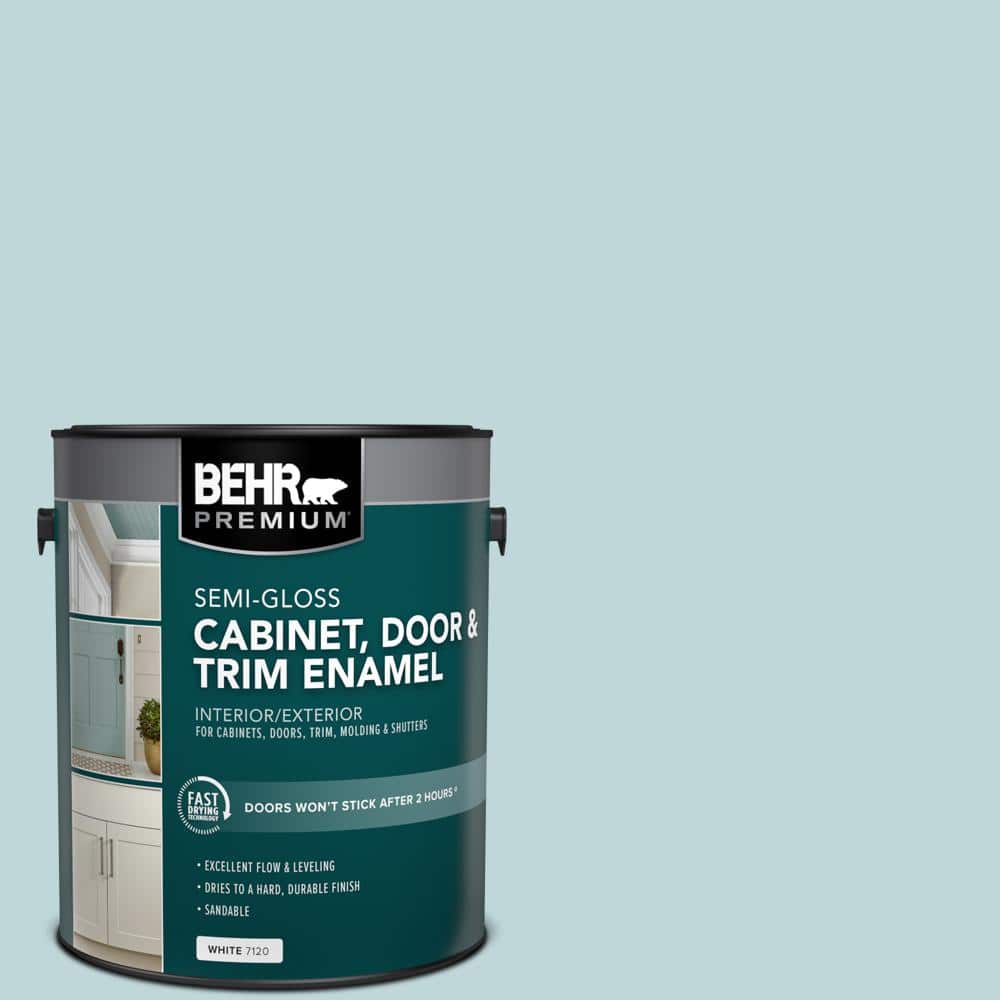 1 gal. #S450-2 Wind Speed Semi-Gloss Enamel Interior/Exterior Cabinet, Door & Trim Paint price history on PriceWatchPro