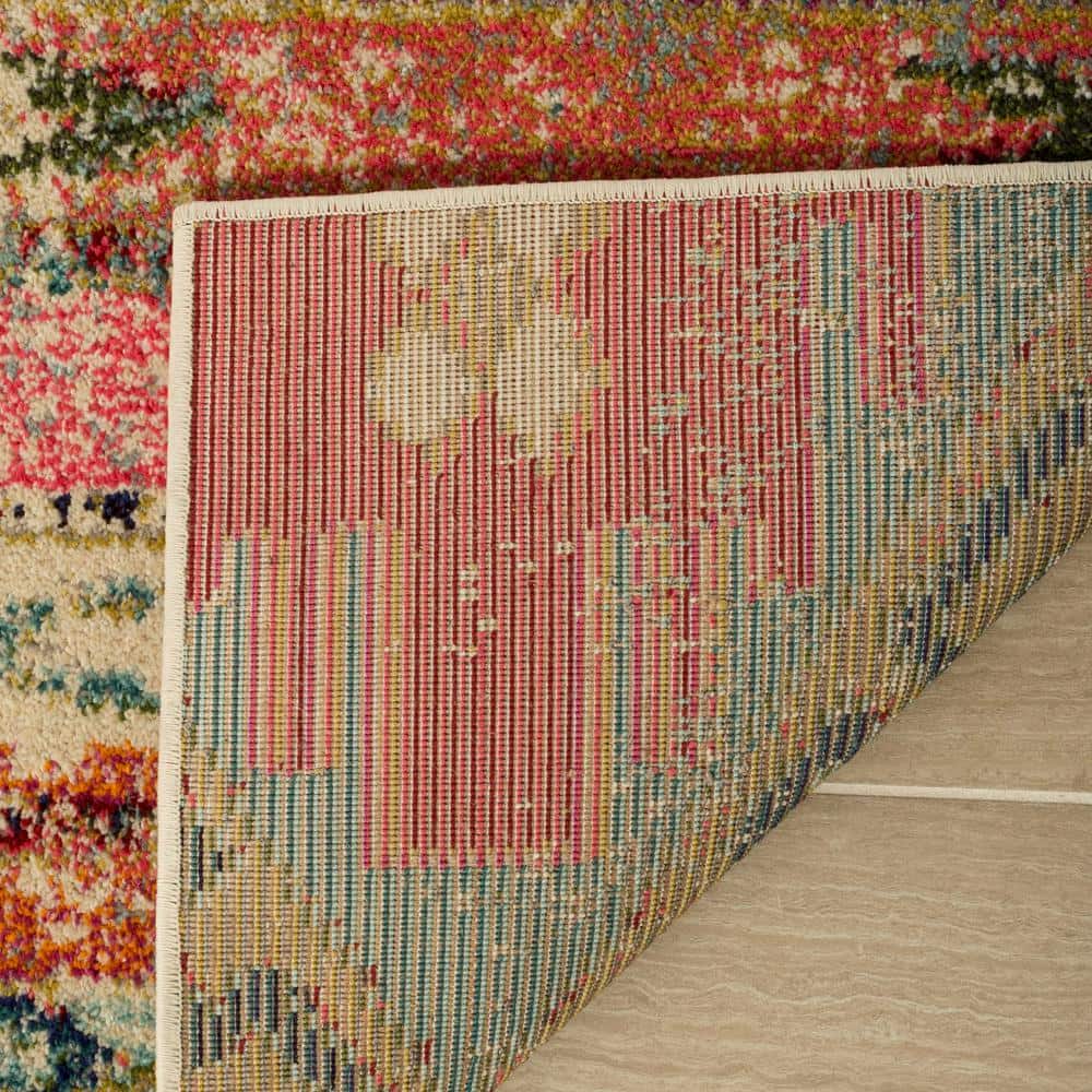 Monaco Multi-Colored Synthetic Rectangular Area Rug, 12'x18'